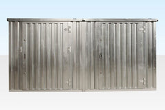 3M X 4.2M Side Linked Flat Pack Container Bundle (Galvanised)