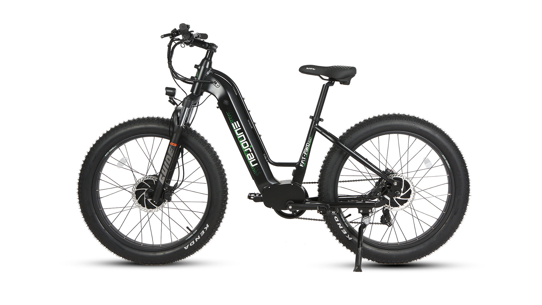 Eunorau | FAT-AWD 2.0 | FAT-AWD-SO17-HTC - Step Thru (Torque Sensor) Maple