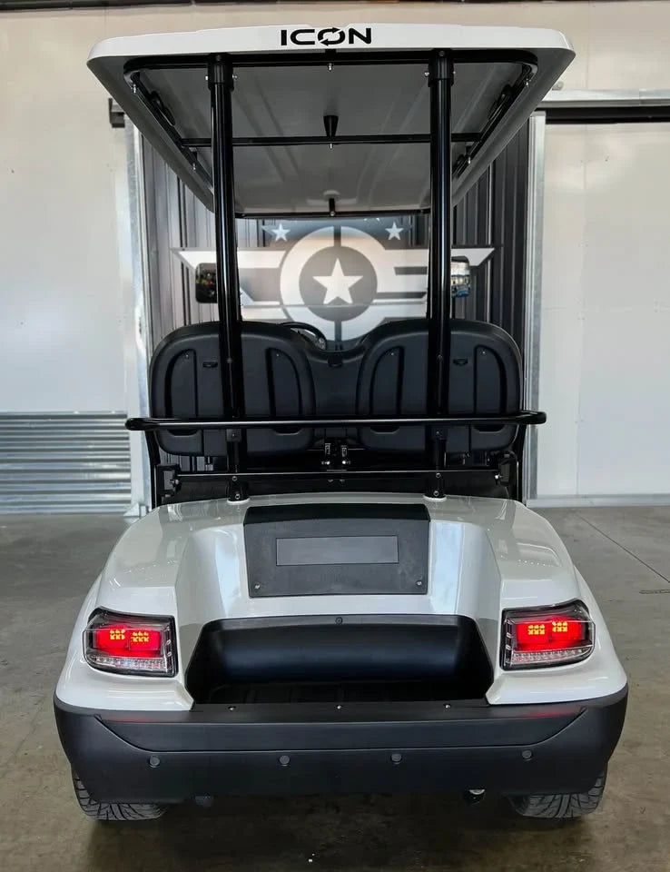White 2024 Icon EV i40F Golf Cart for Sale