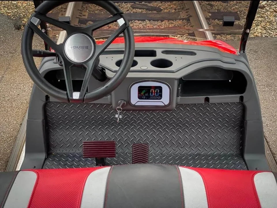 Red 2022 Alpha EV 2+2 Sport Golf Cart for Sale