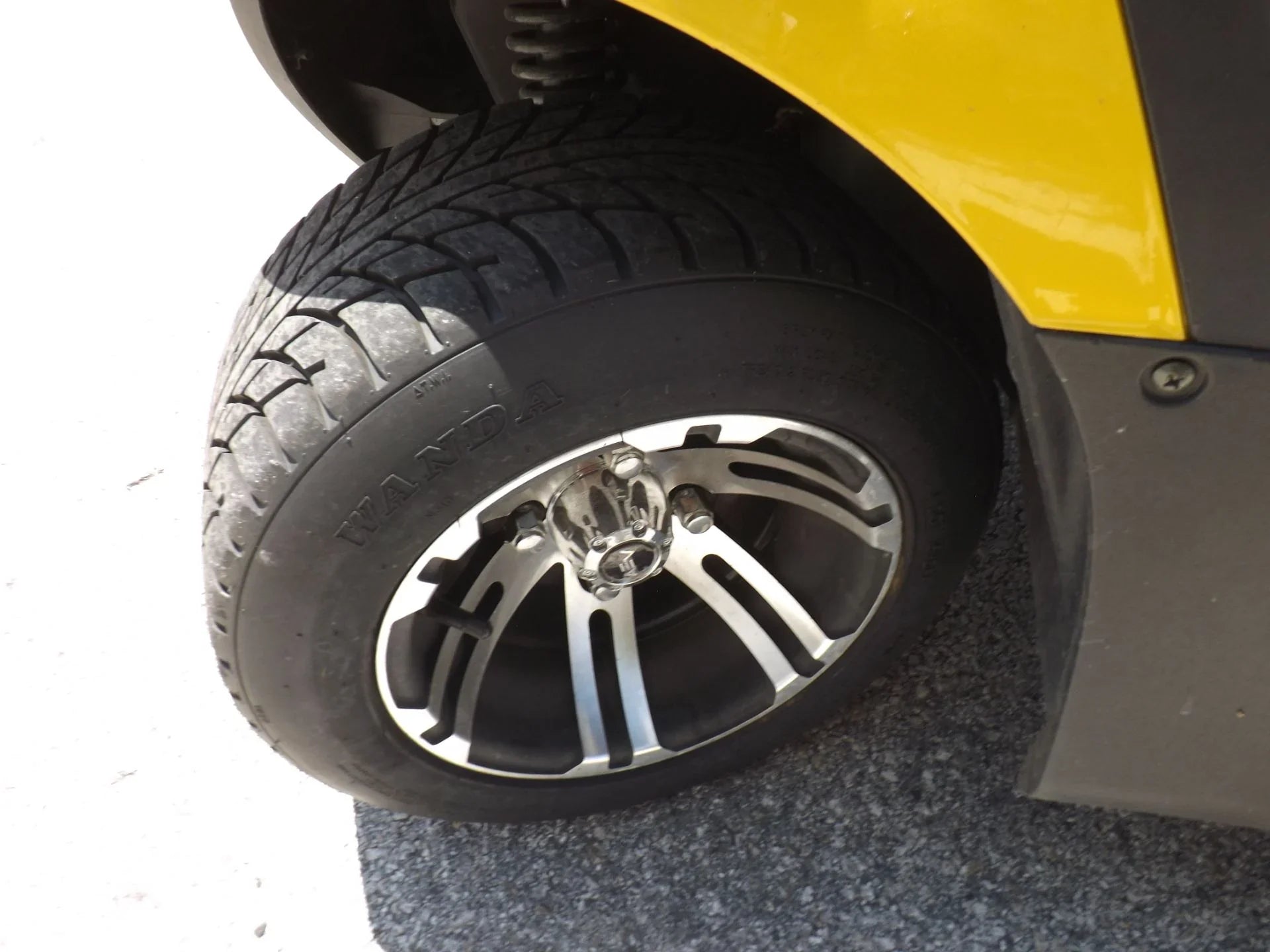 Yellow 2022 Advanced EV AEV 2 Golf Cart for Sale