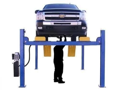 ATLAS 14,000 lb 4-Post Commercial Car Lift – Heavy Duty Vehicle Hoist