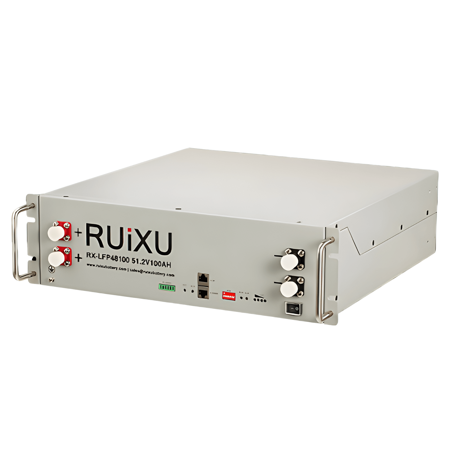 RUiXU | 51.2V 100Ah (5.12kWh) Server Rack-Mounted 3U Battery | 10-Year Warranty | RX-LFP48100