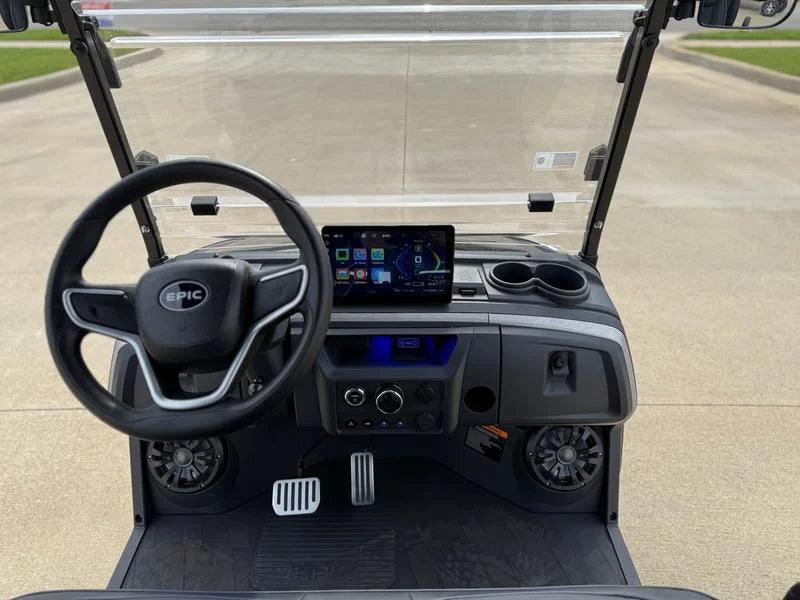 Black 2025 Epic E40FX Golf Cart for Sale