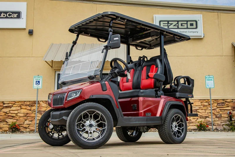 Red 2024 EVolution D5 Ranger 2+2 Golf Cart for Sale