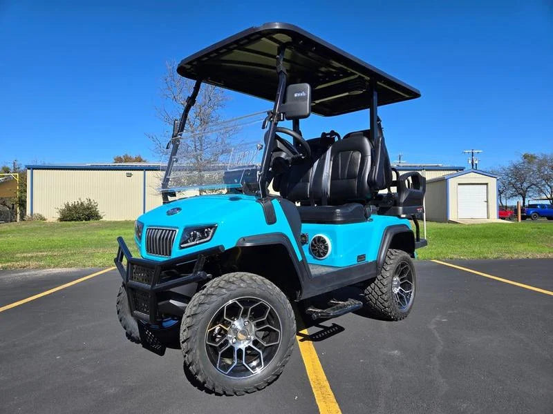 Blue 2025 EVolution D5 Maverick 2+2 Golf Cart for Sale