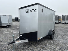 ATC 6 x 10 Aluminum Enclosed Cargo Trailer – Black Trim