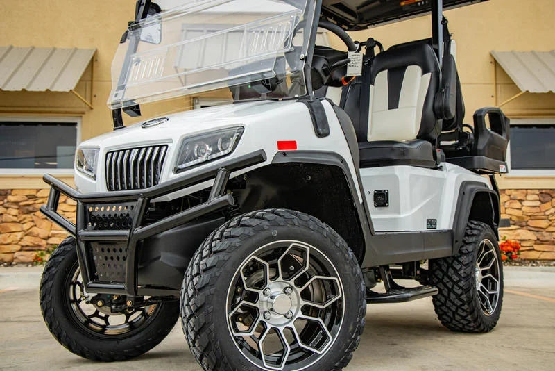 White 2024 EVolution D5 Maverick 2+2 Golf Cart for Sale