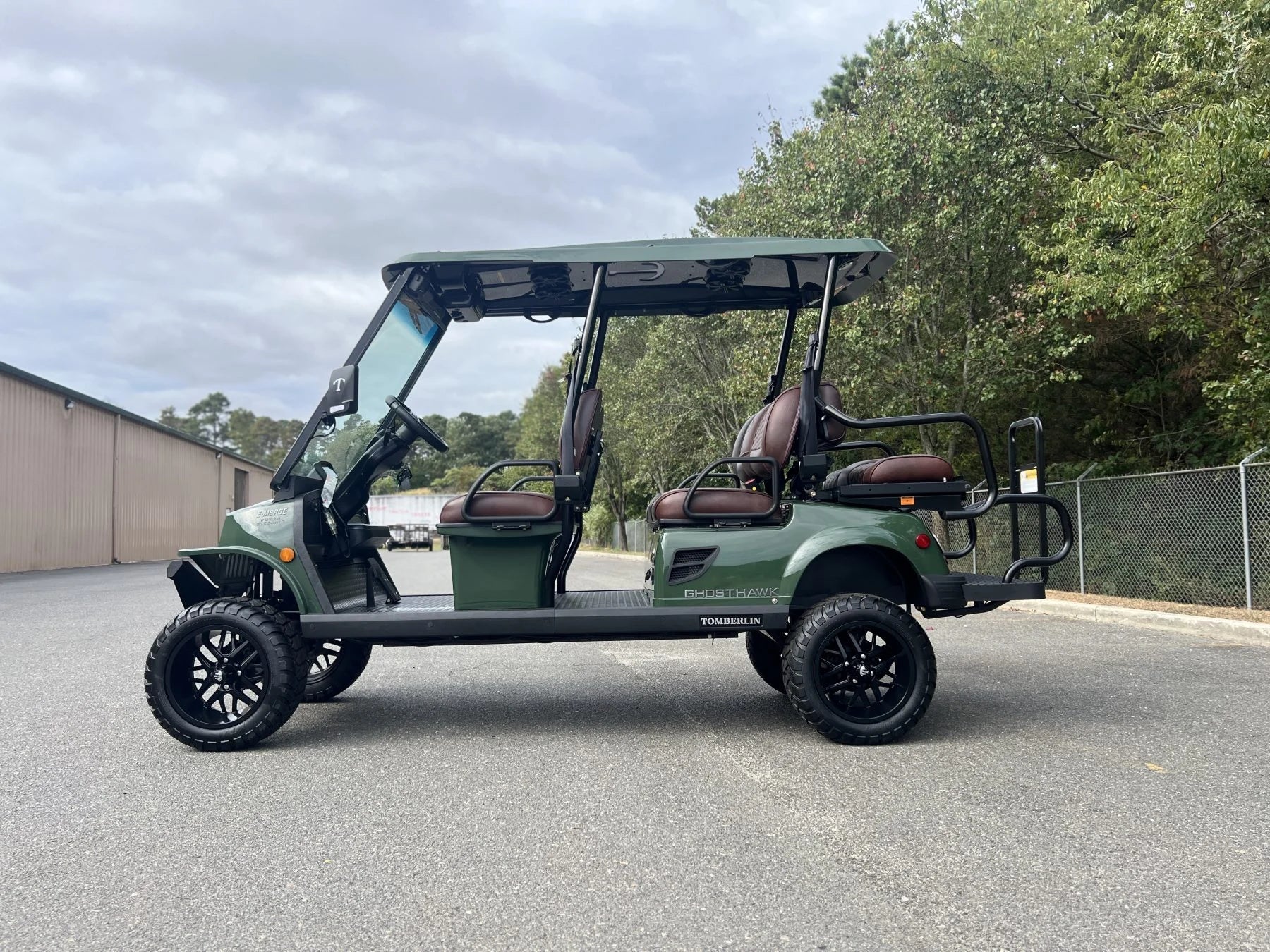 Green 2023 Tomberlin E4 Ghosthawk Defender Golf Cart for Sale