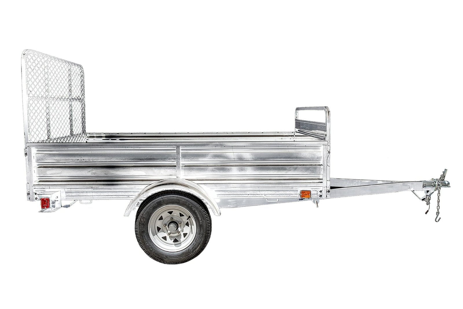 DK2 5-ft x 7-ft Steel Utility Trailer with Ramp Gate ( 1639-lb Capacity ) 2491713