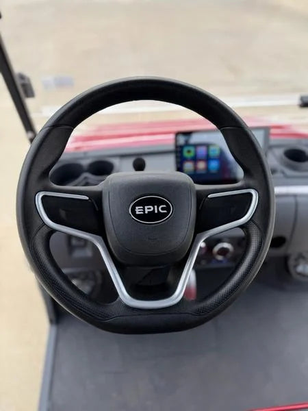 Red 2025 Epic E40FX Golf Cart for Sale