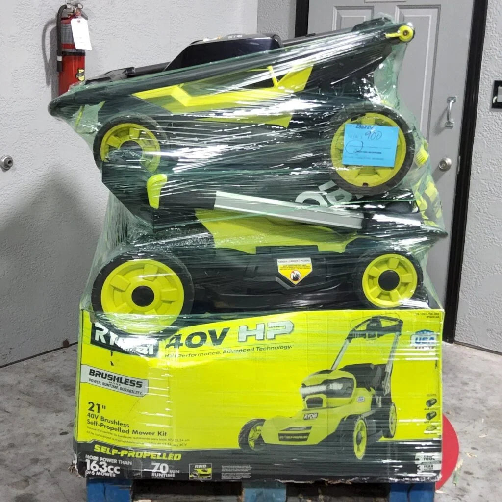 New Ryobi Lawn Mowers Pallet – 8 Units