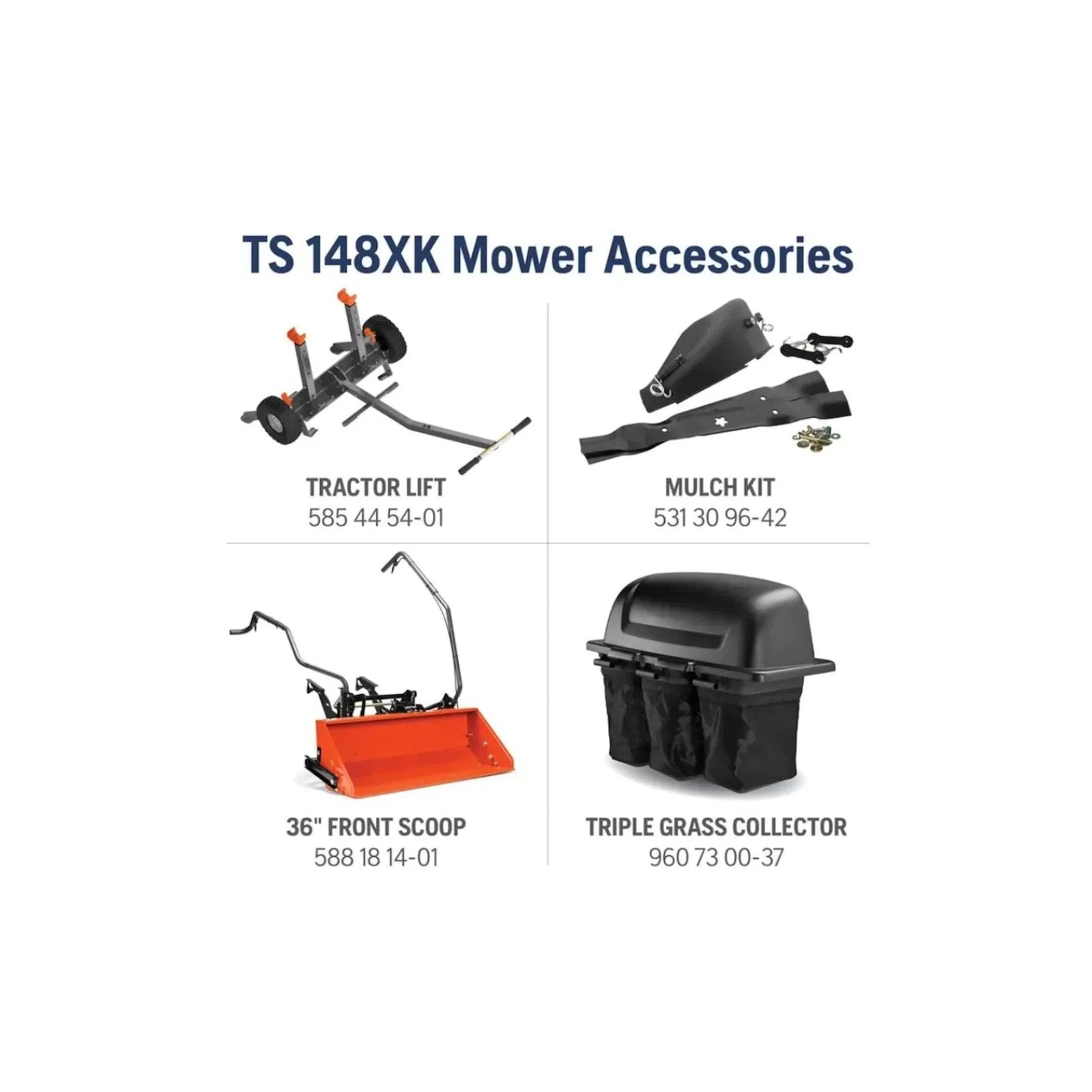 Husqvarna TS 348 (48″) 24HP Kohler Garden Tractor