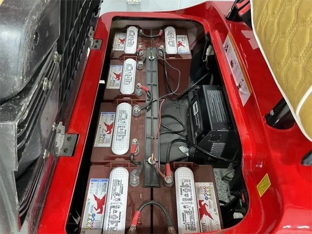 Red 2023 Advanced EV LT-A627.2+2G Golf Cart for Sale