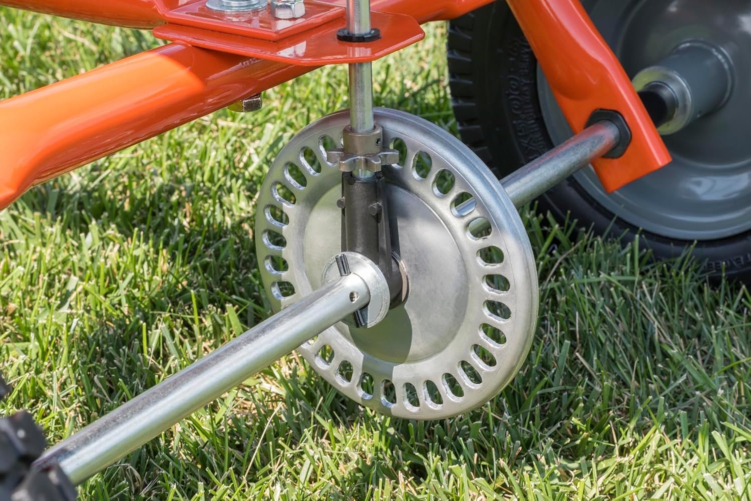 Agri-Fab 45-0543 Tow-Behind 100 lb Lawn & Garden Spiker Seeder Spreader