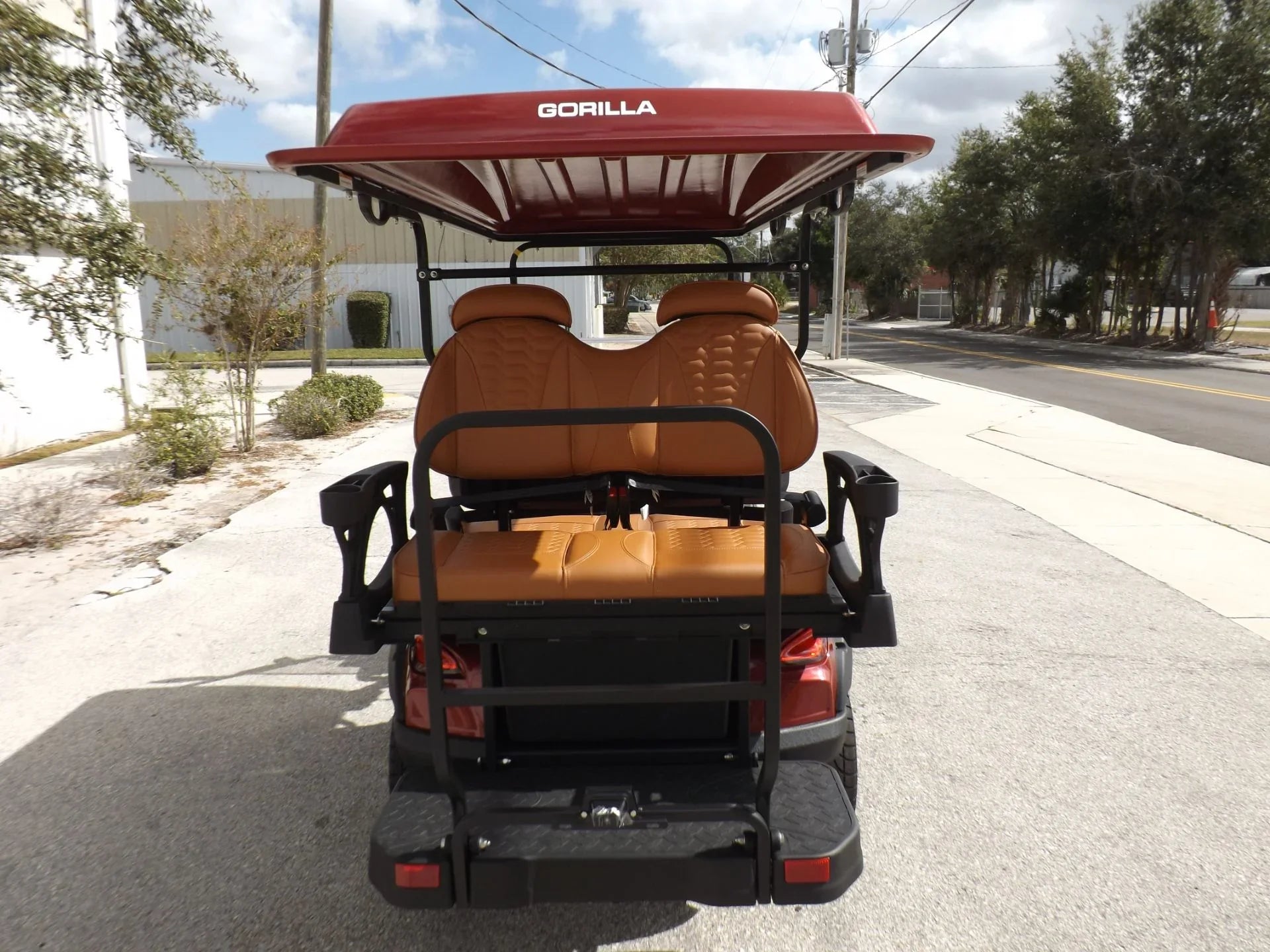 Red 2024 GORILLA G4 LI 4 Pass Lithium Golf Cart for Sale