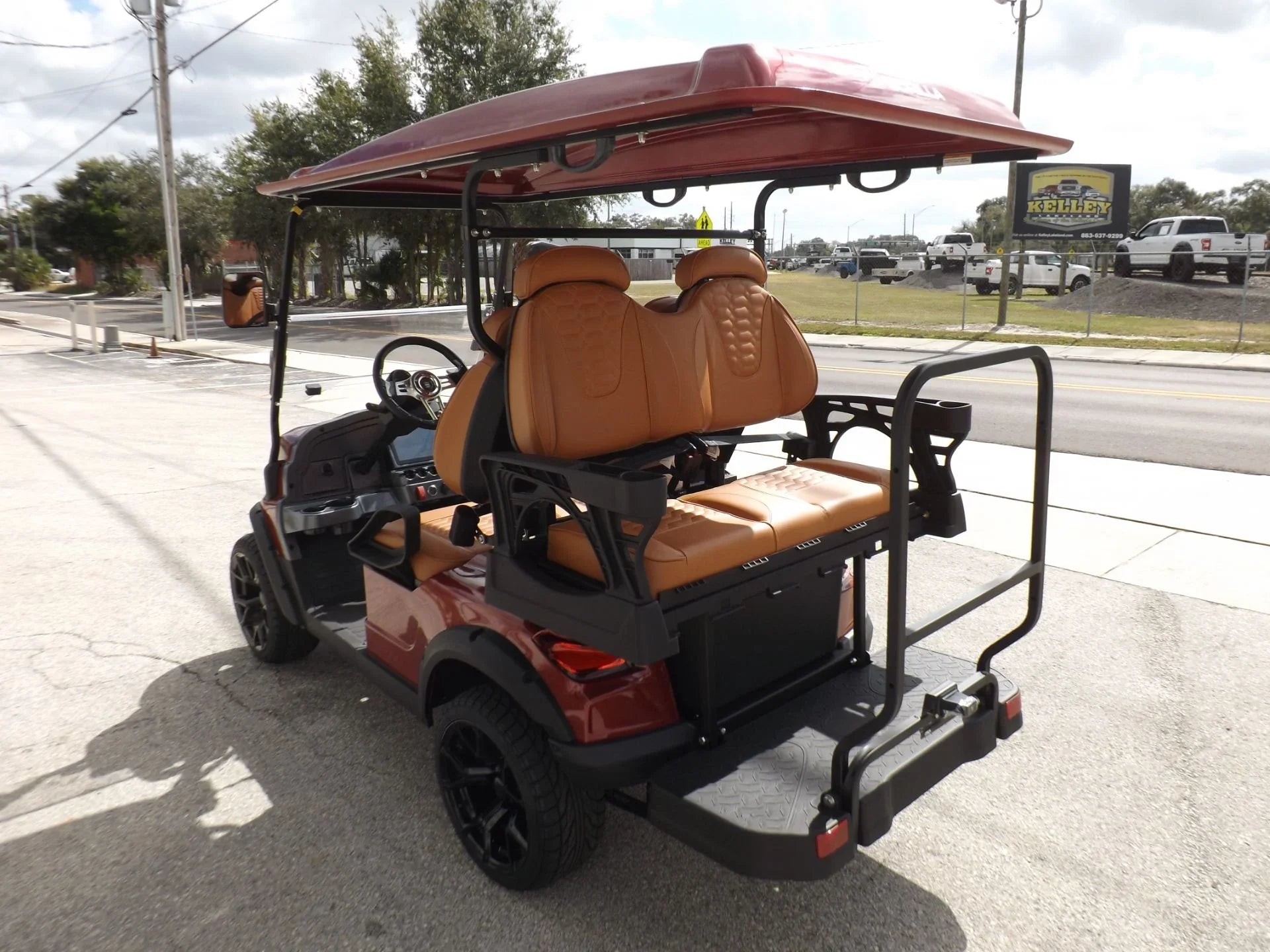 Red 2024 GORILLA G4 LI 4 Pass Lithium Golf Cart for Sale