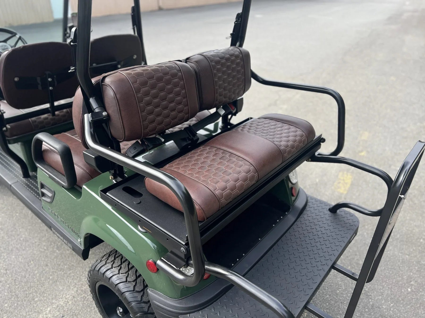Green 2023 Tomberlin E4 Ghosthawk Defender Golf Cart for Sale