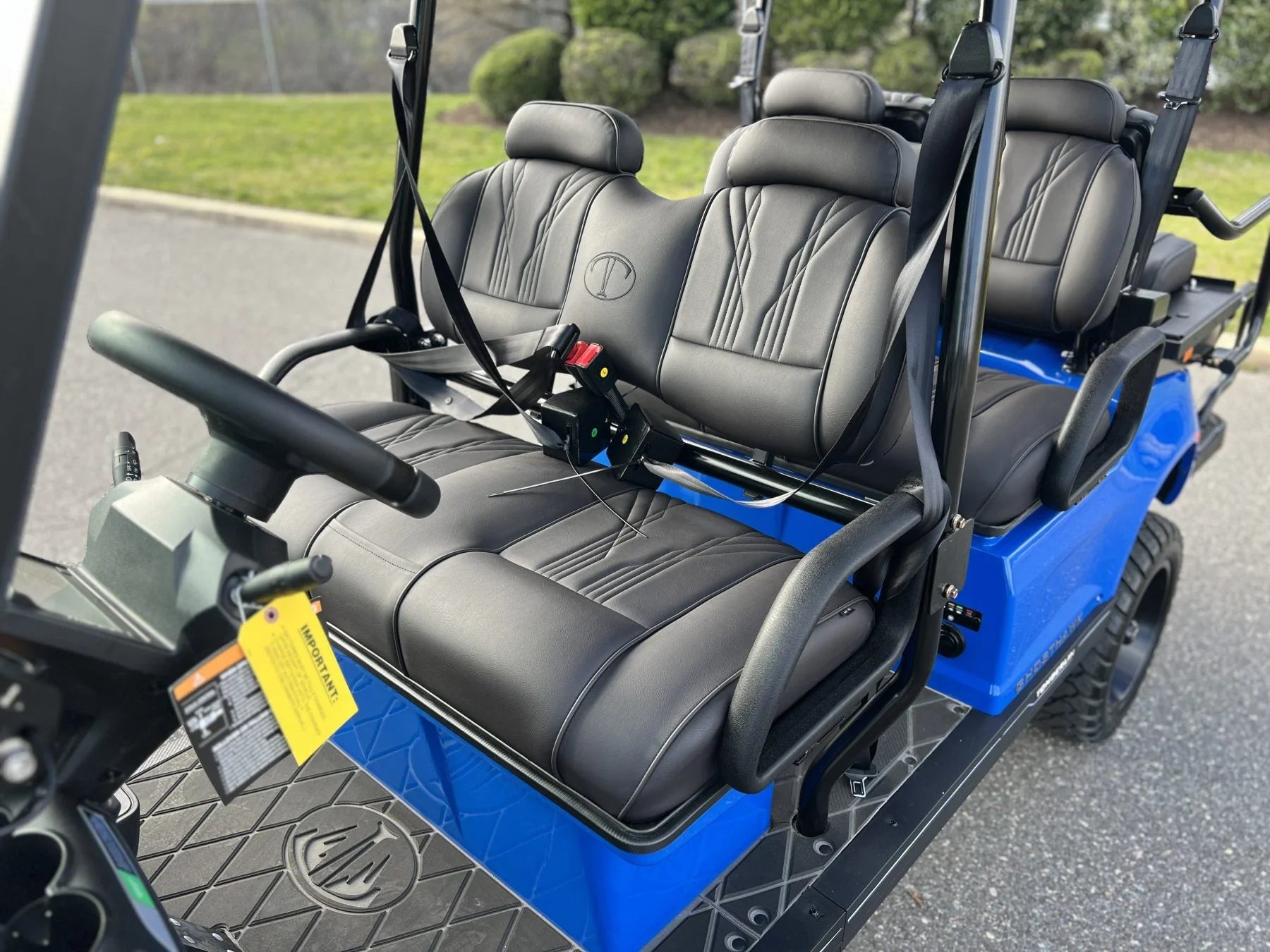 Blue 2024 Tomberlin Engage Ghosthawk Golf Cart for Sale