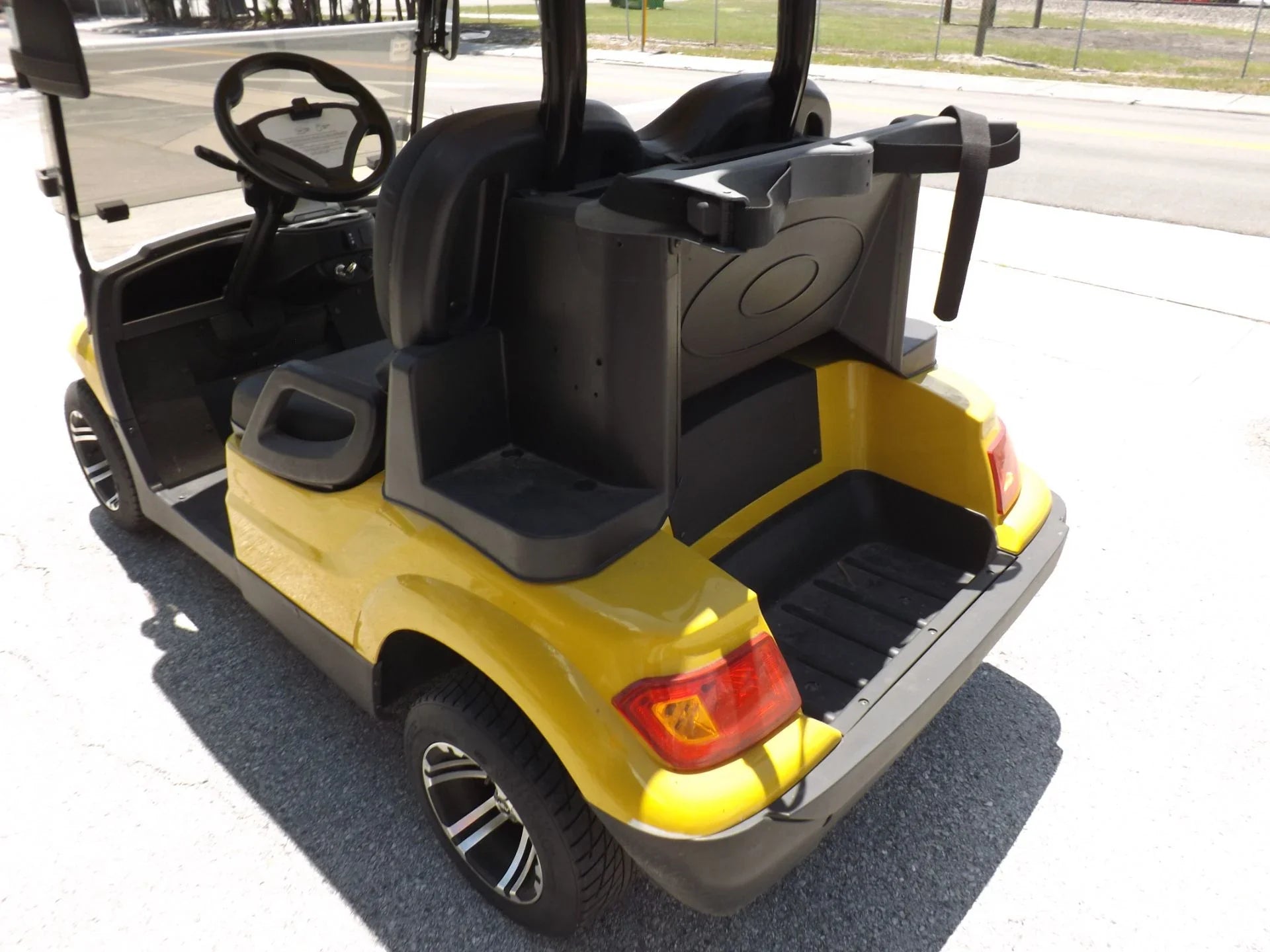 Yellow 2022 Advanced EV AEV 2 Golf Cart for Sale