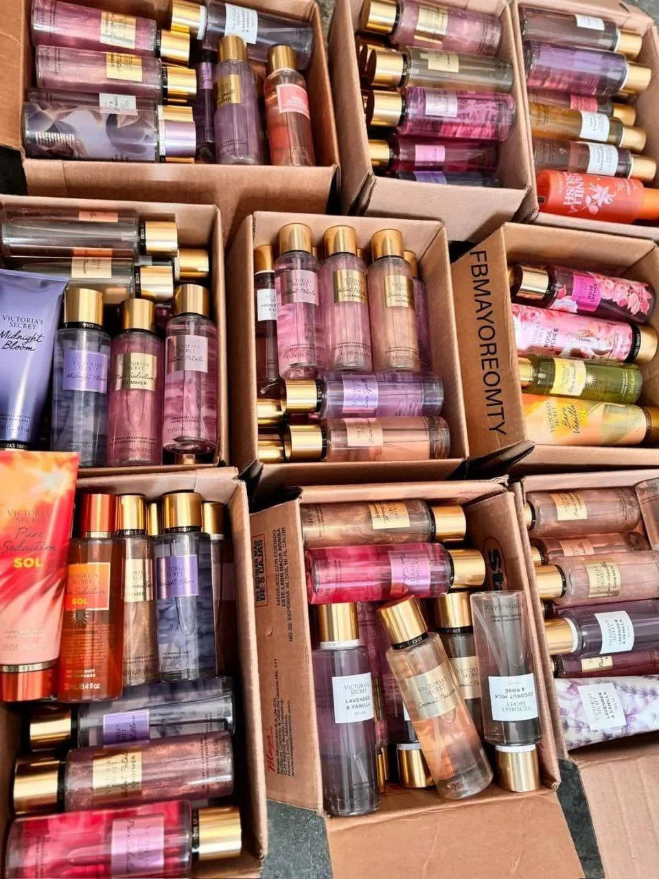 Victoria's Secret Cream Spray Lotion Pallet