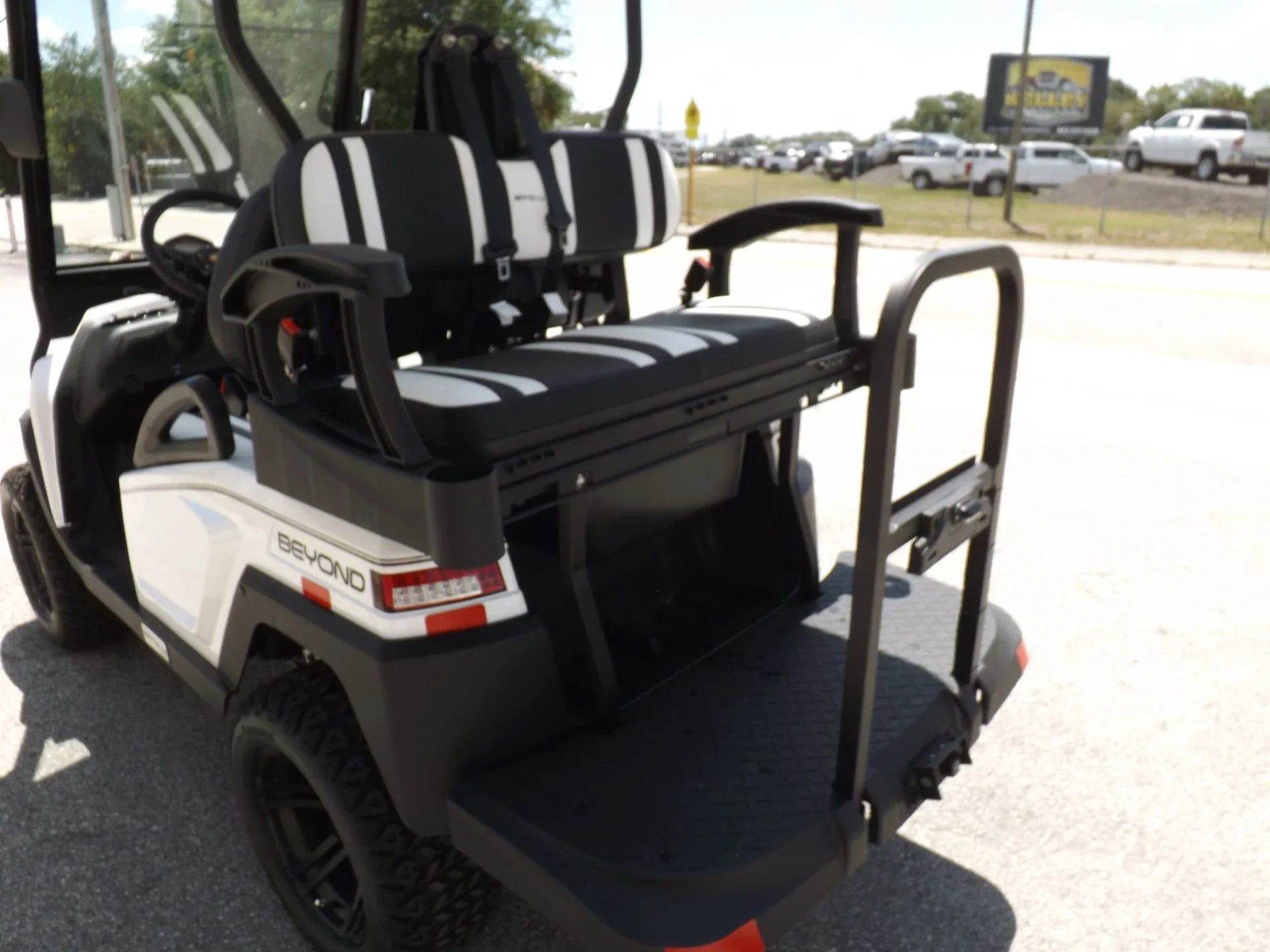 White 2022 Bintelli BEYOND 4P Lifted Golf Cart for Sale
