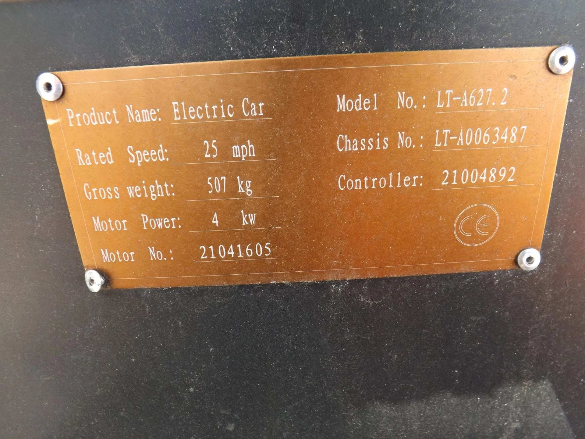 Orange 2022 Advanced EV AEV 2 Golf Cart for Sale
