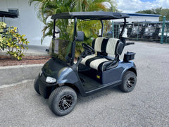 2019 E-Z-GO RXV Elite Lithium Steel Blue Golf Cart for Sale