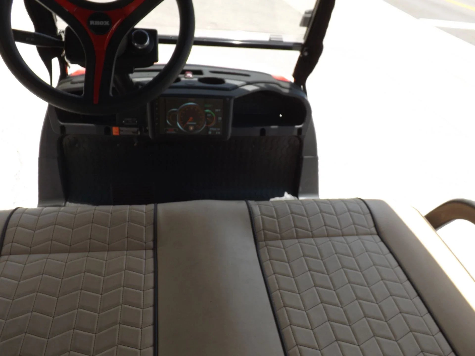 Red 2024 HONOR LSV 2+2 G1 Lifted Lithium Golf Cart for Sale
