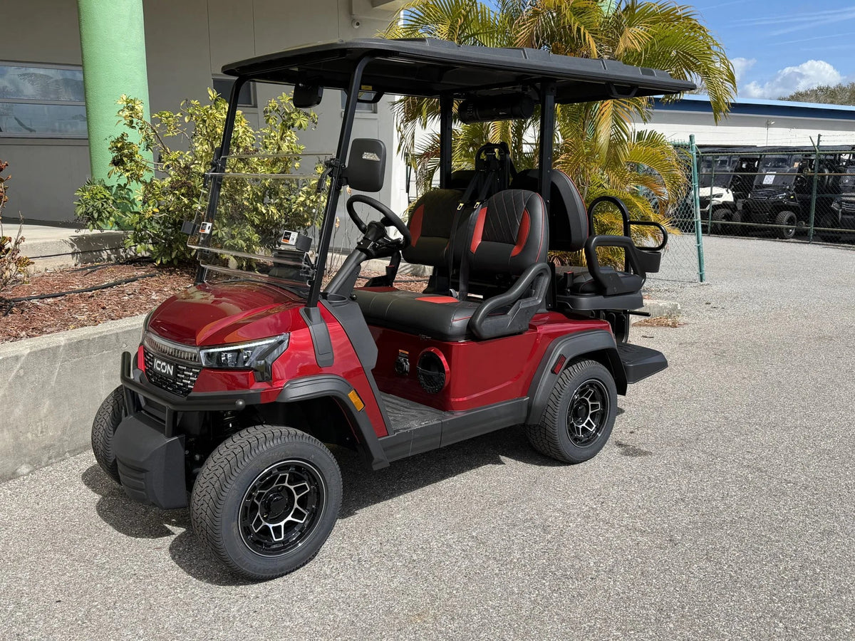 2026 ICON i40X Golf Cart for Sale (Red)