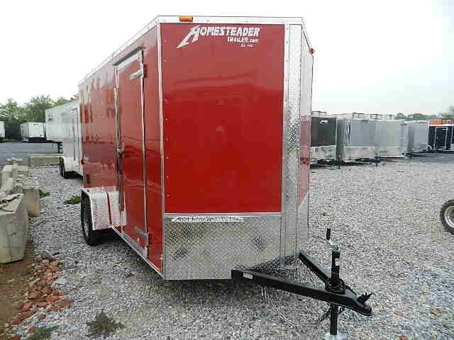 Homesteader 6 x 12 V-Nose Enclosed Trailer – 6″ Added Height