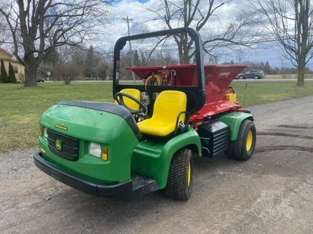 John Deere ProGator 2020A Utility Cart with Tycrop 180 Top Dresser for Sale