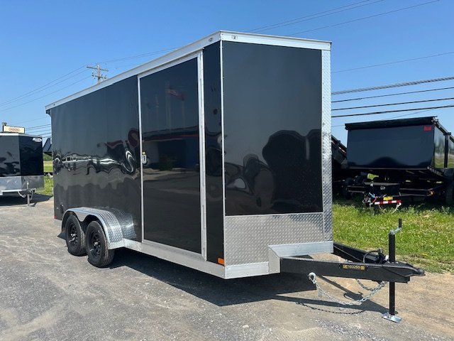 Covered Wagon 7 x 16 Enclosed Trailer – 18″ Added Height