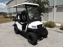 White 2022 Bintelli BEYOND 4P Lifted Golf Cart for Sale