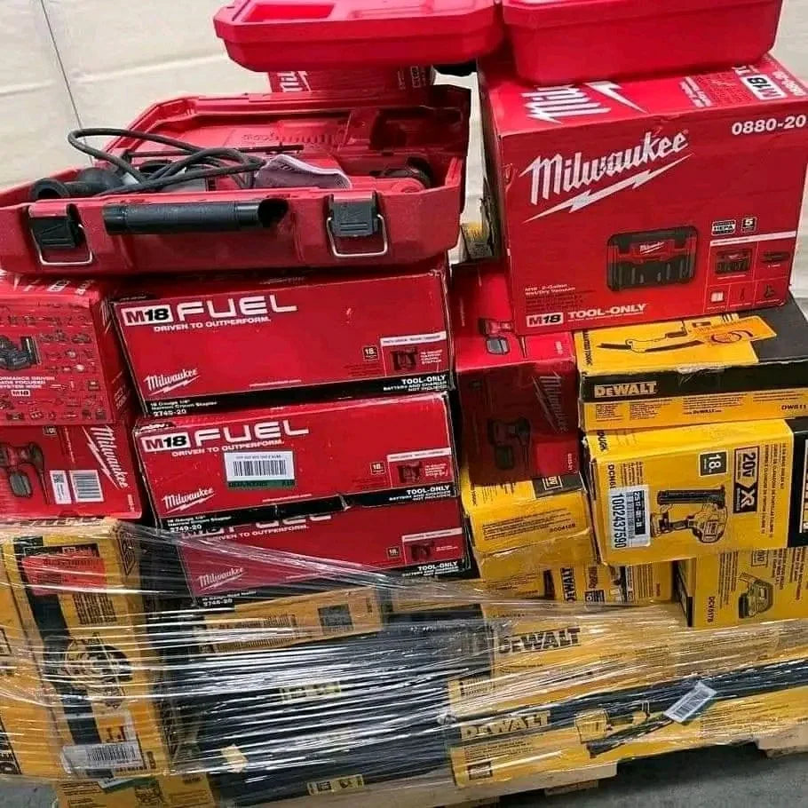 Milwaukee & Dewalt tool pallets