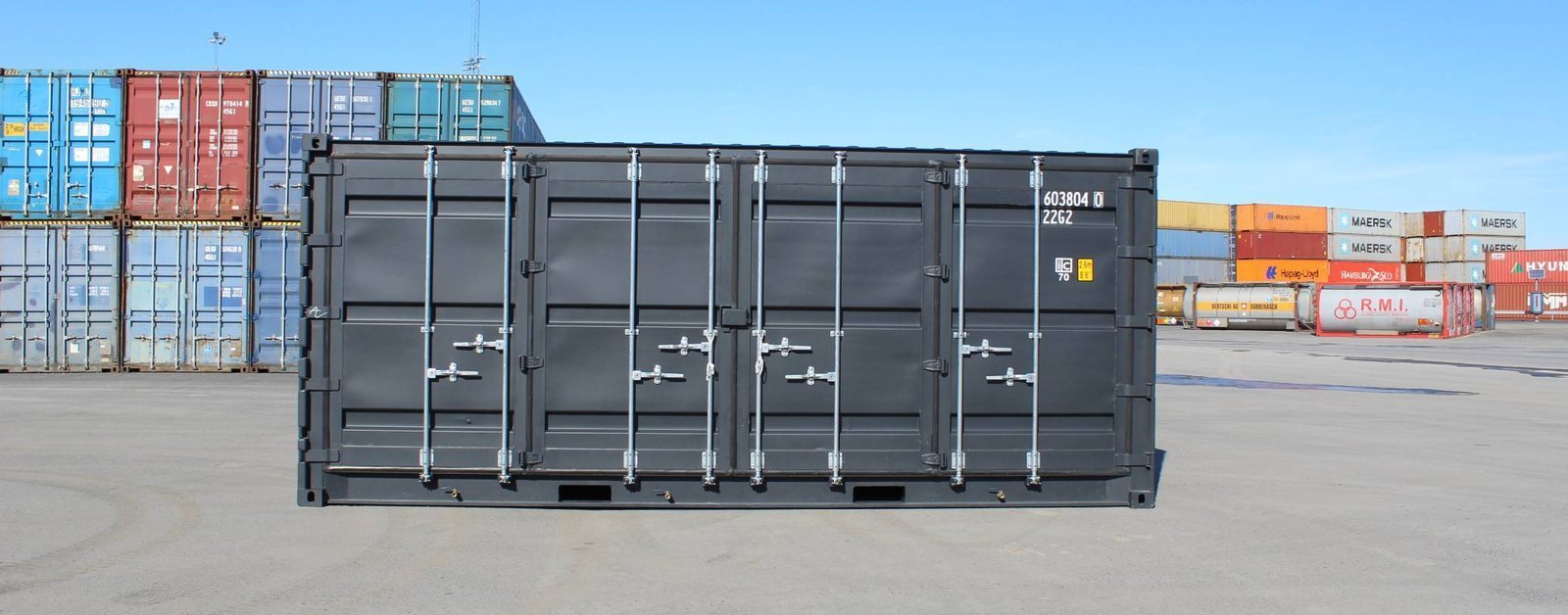 20ft High Cube Container – Hazardous Waste Container, Side opening (9ft 6′ high)