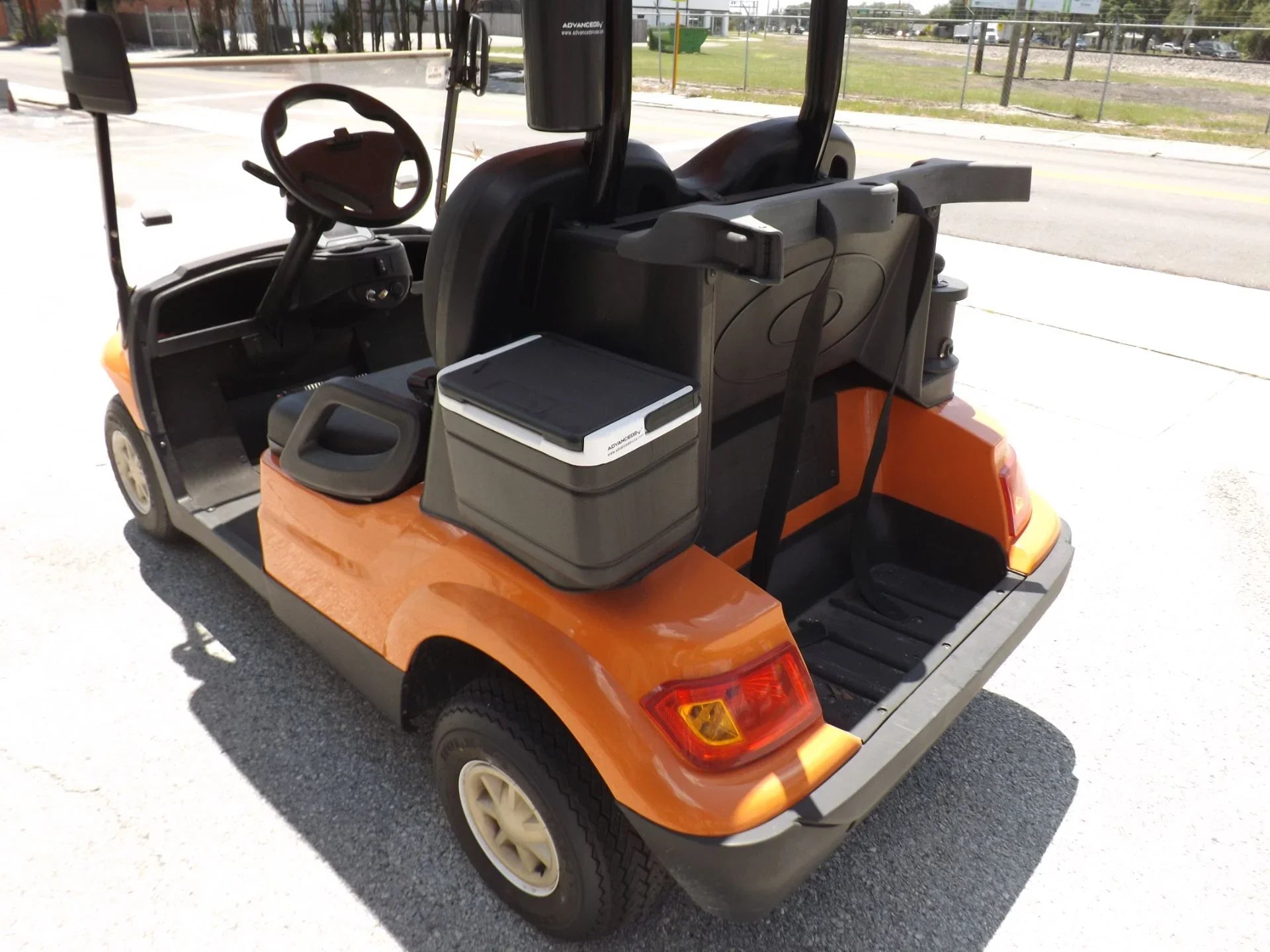 Orange 2022 Advanced EV AEV 2 Golf Cart for Sale