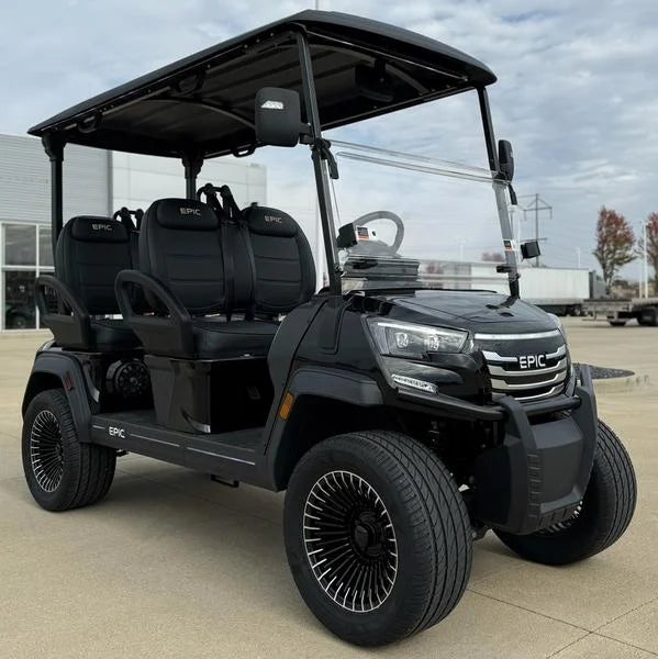Black 2025 Epic E40FX Golf Cart for Sale