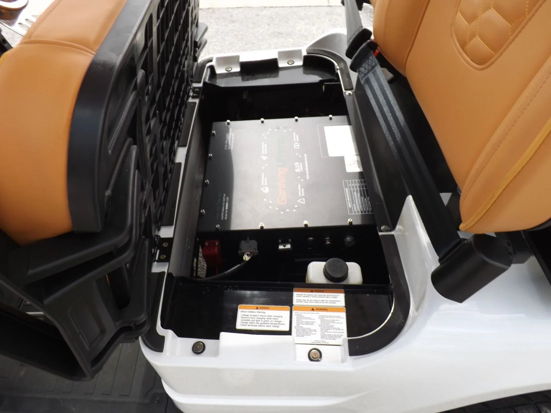 White 2024 GORILLA G2 LI 2 Pass Lithium Golf Cart for Sale