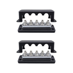 RUiXU | Busbar | 3/8" (M10) Terminal Studs | 600A (work with OP140 or OP200) | ONE PAIR