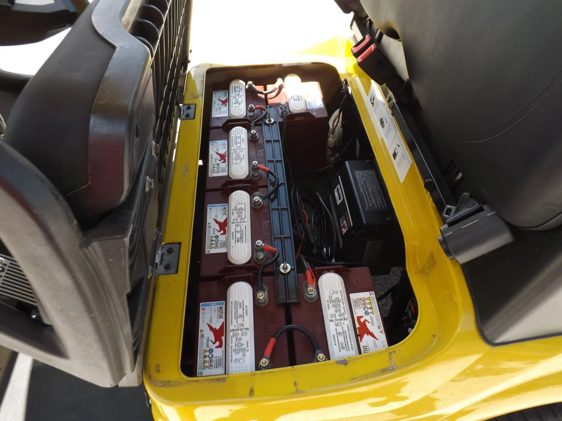 Yellow 2022 Advanced EV AEV 2 Golf Cart for Sale