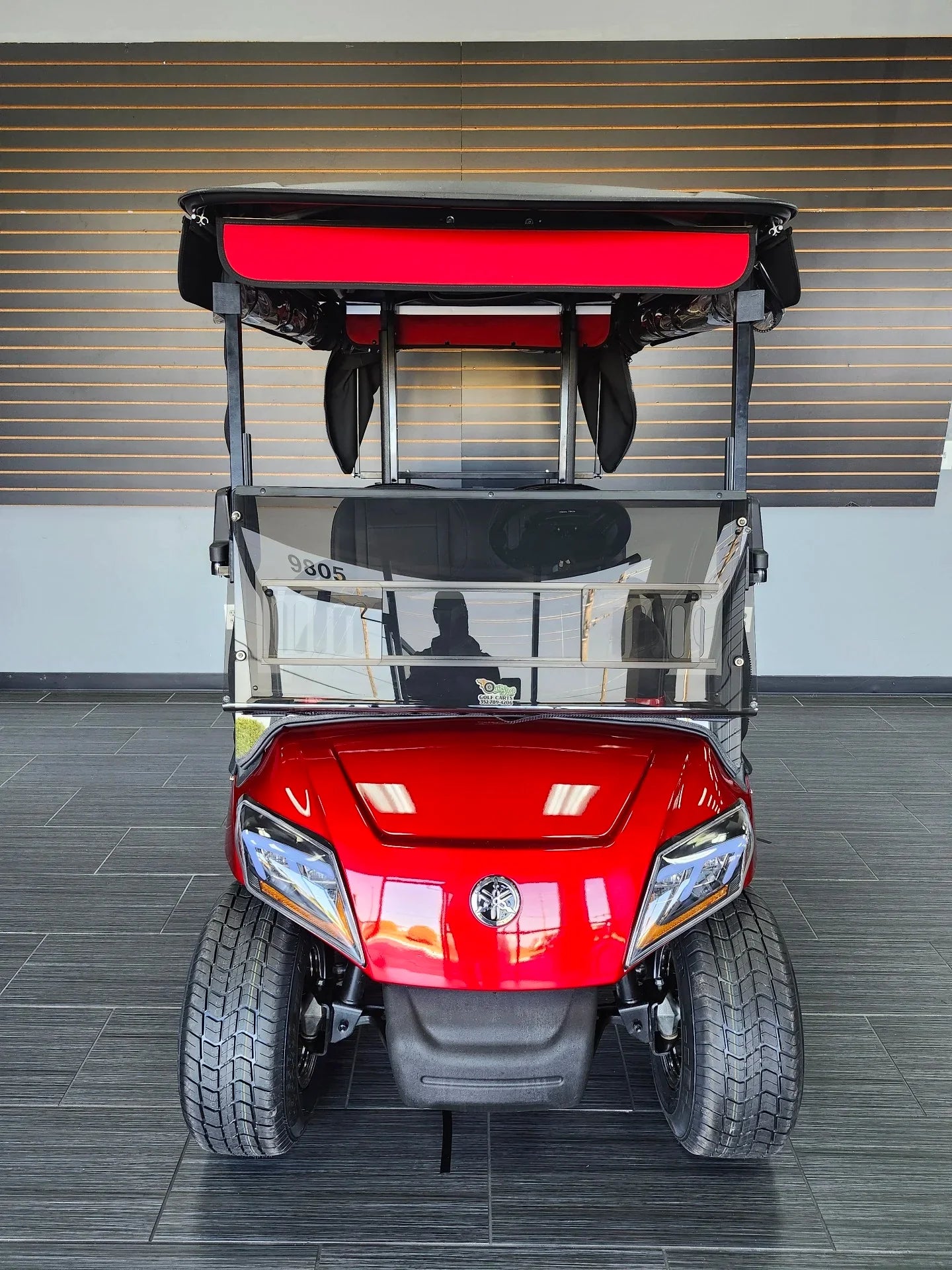 Red 2021 Yamaha Drive 2 QuieTech EFI Golf Cart for Sale