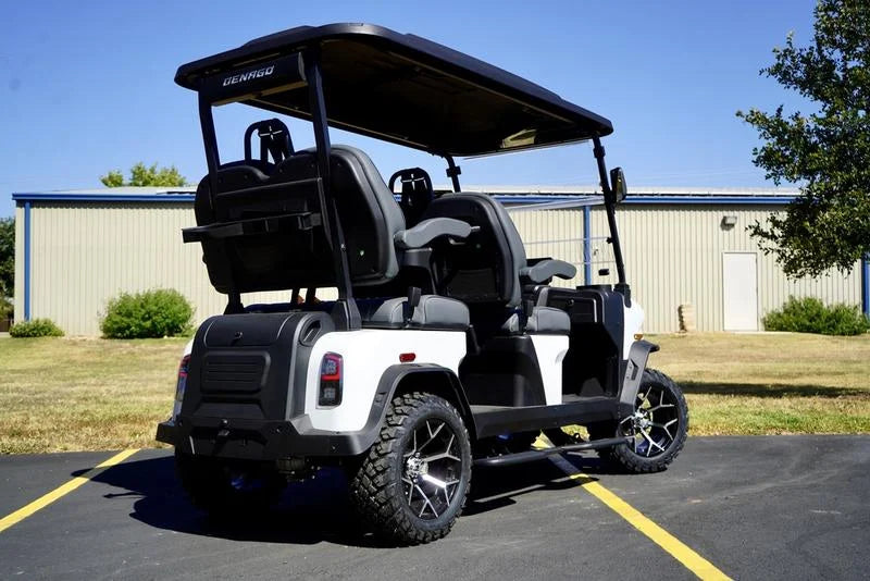 White 2024 Denago EV Rover XL Golf Cart for Sale