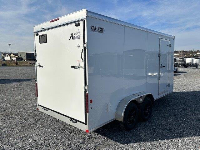 Car Mate 7 x 16 V-Nose Enclosed Cargo Trailer – Avalanche