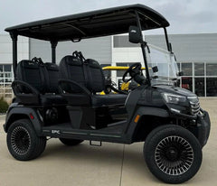 Black 2025 Epic E40FX Golf Cart for Sale