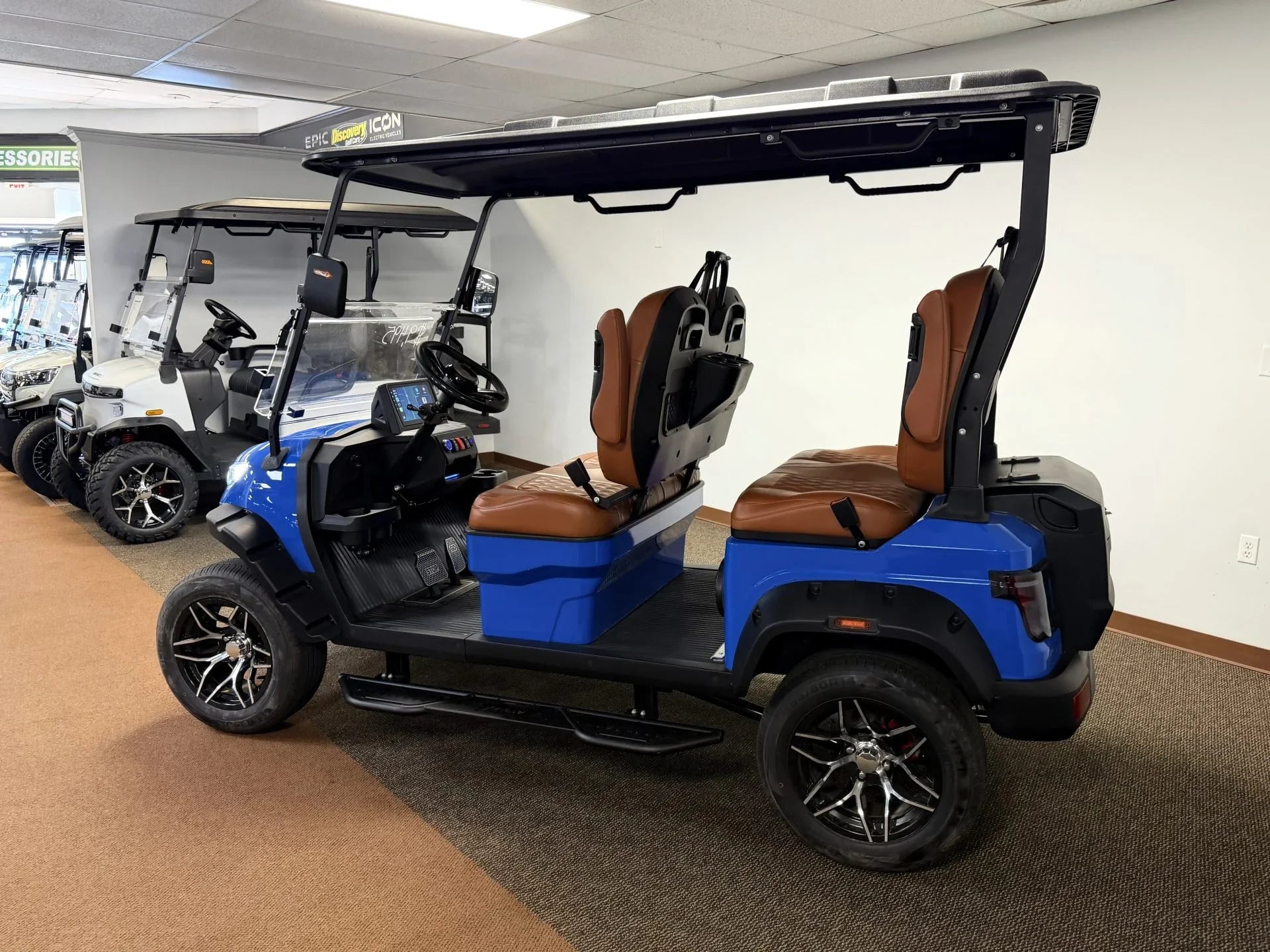 2026 Blue Cell 4F Lithium Golf Cart for Sale (Blue)