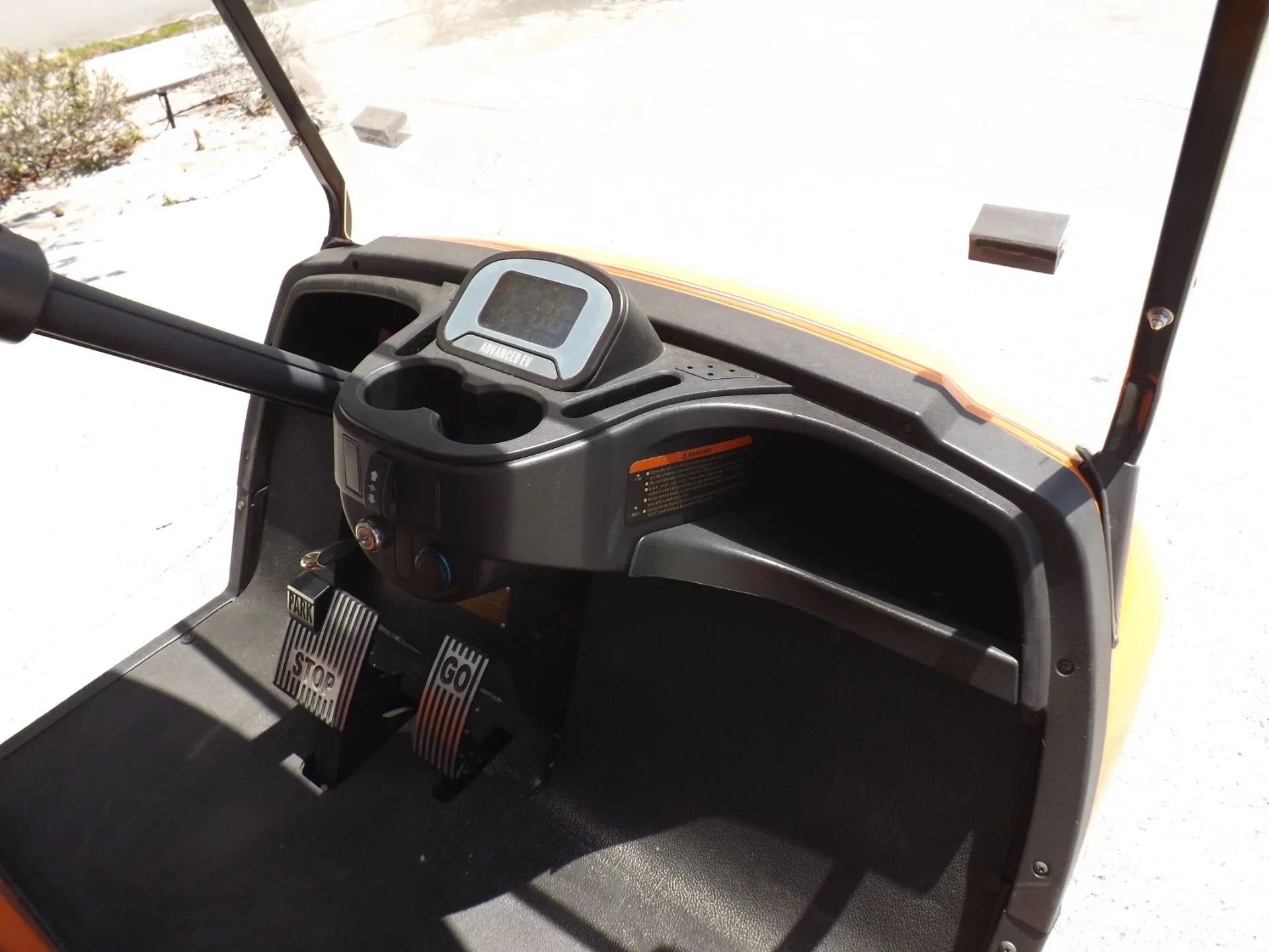 Orange 2022 Advanced EV AEV 2 Golf Cart for Sale