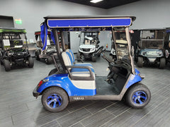 Blue 2021 Yamaha Drive 2 QuieTech EFI Golf Cart for Sale