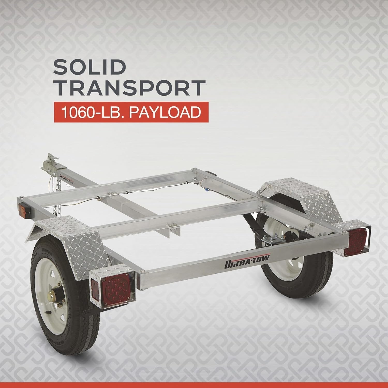 Ultra-Tow 40in. x 48in. Aluminum Utility Trailer Kit – 1060-Lb. Load Capacity