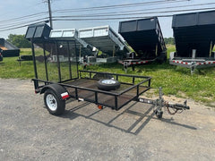2015 Carry-On 5 x 8 Landscape Utility Trailer – Mesh Floor